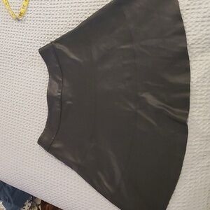 David Lerner New York Faux Leather Skirt